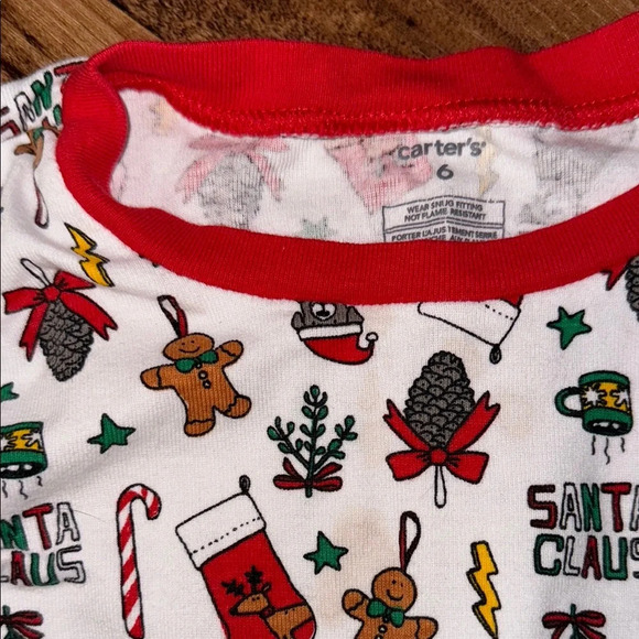 Carter's Kids Pajamas - Festive Print - Picture 2 of 4
